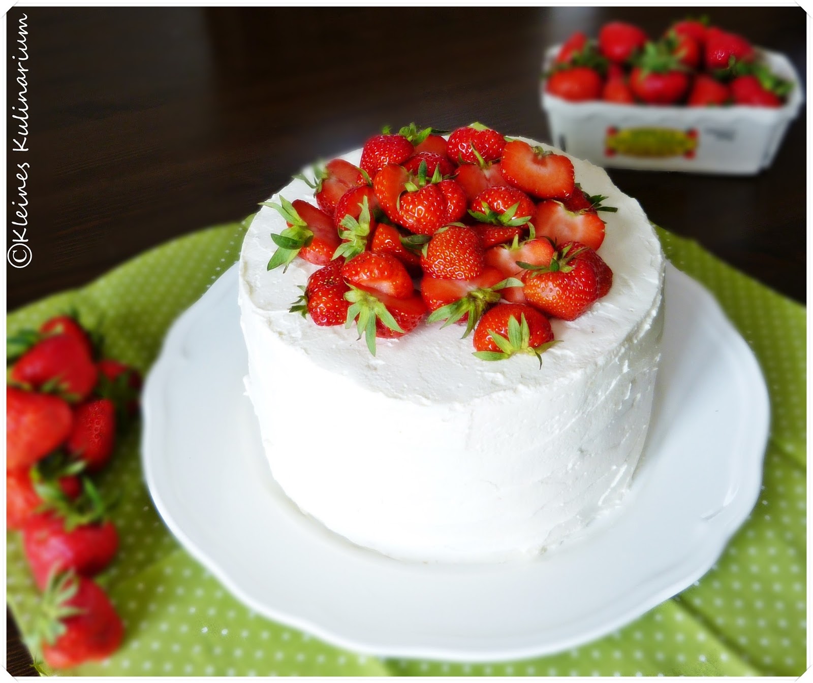 Erdbeer Mascarpone Torte - Kleines Kulinarium