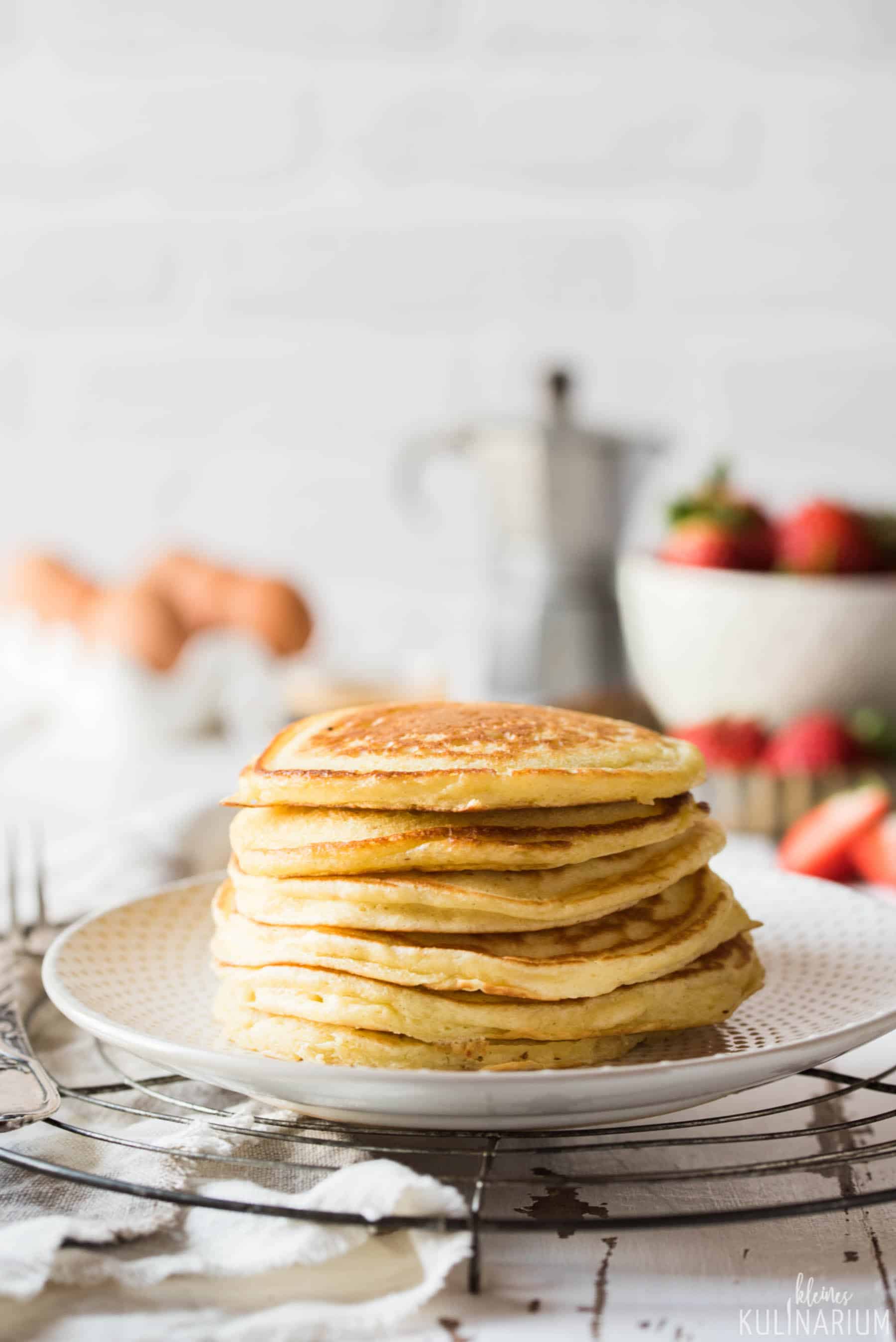 Fluffing Pancakes mit Buttermilch - Kleines Kulinarium
