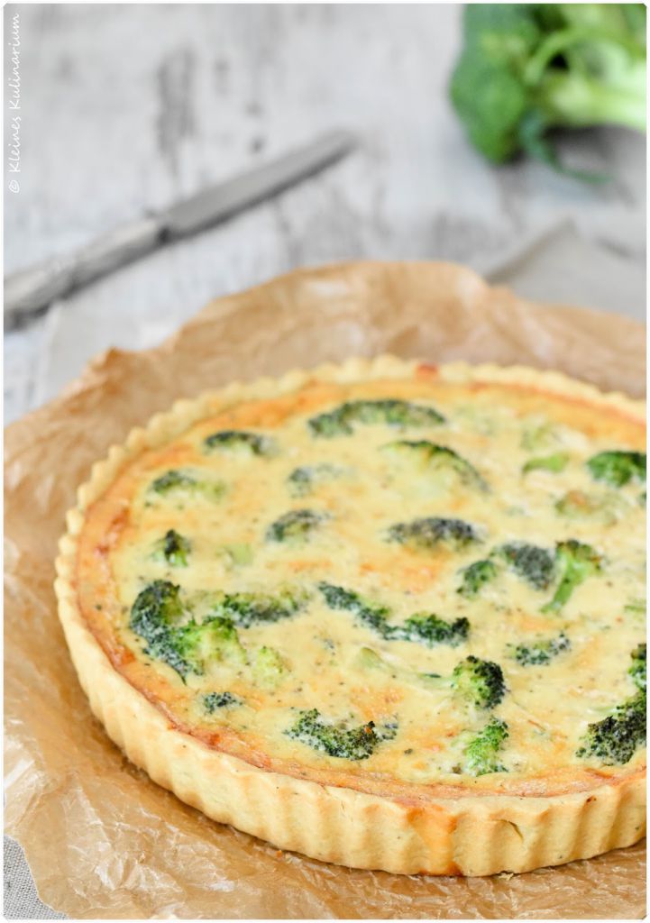 Brokkoli Quiche mit Gruyère - Kleines Kulinarium