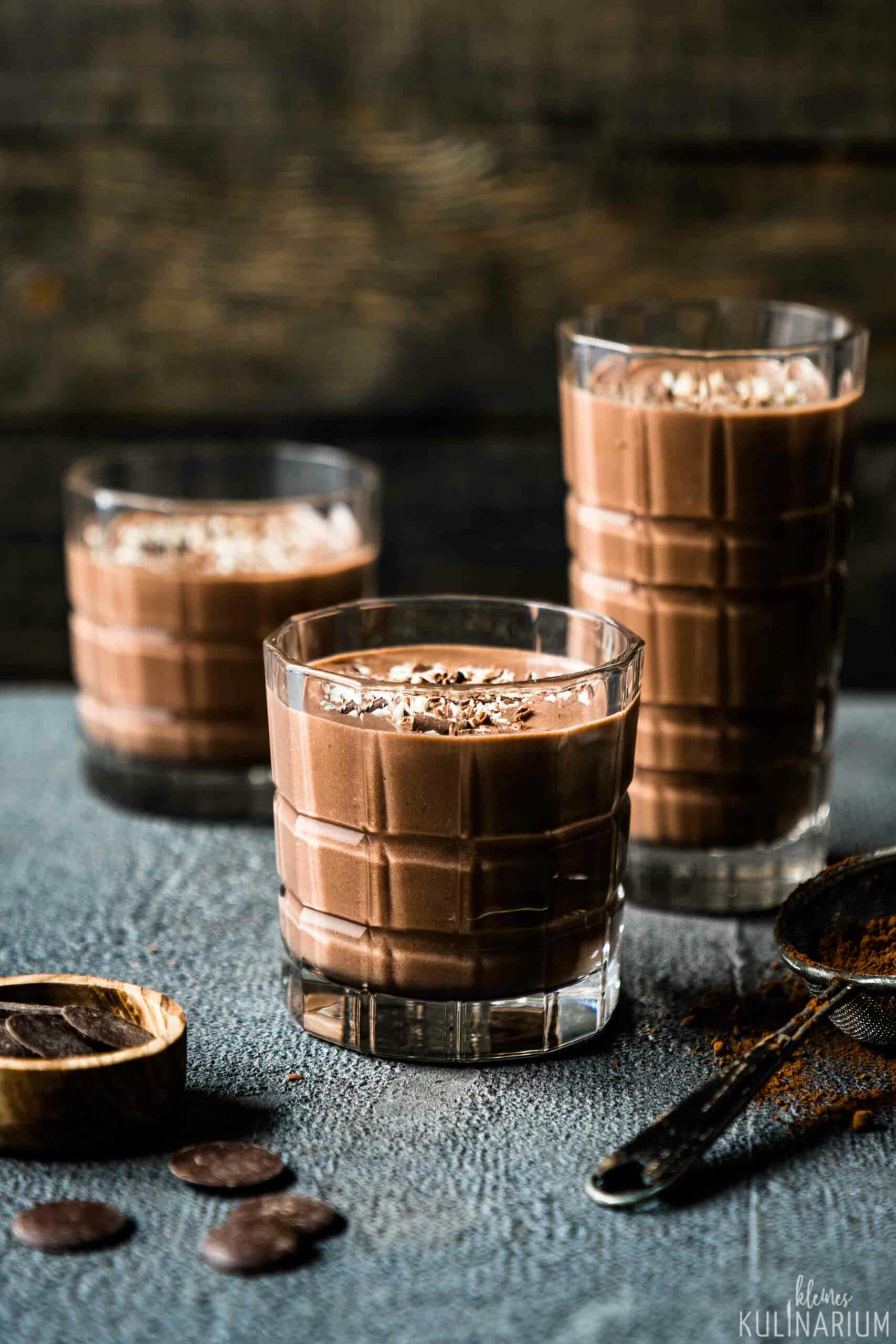 Bananen-Schokoladen-Milch mit Erdnussbutter - Kleines Kulinarium