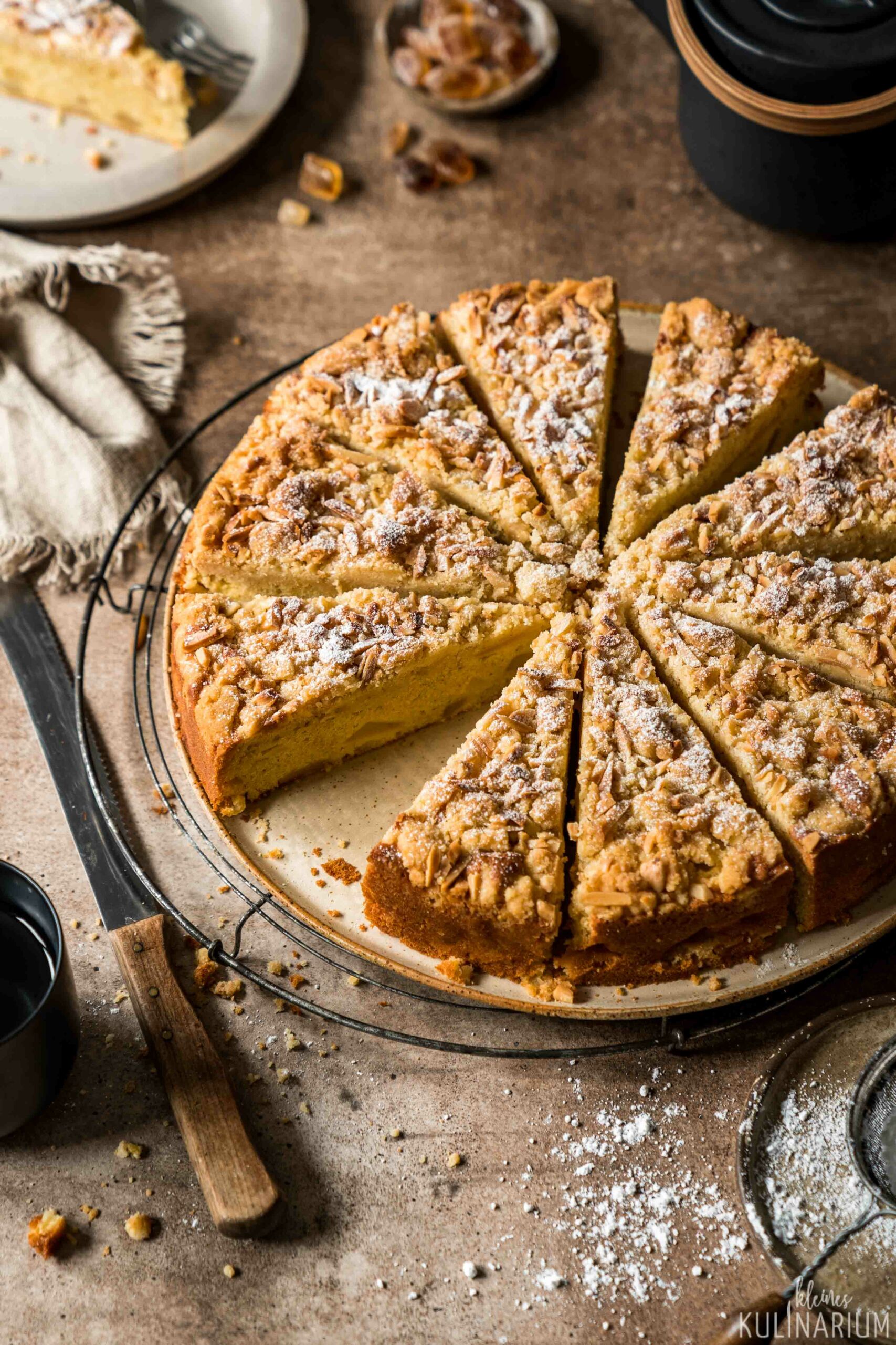 Schneller Apfel-Streusel-Kuchen - Kleines Kulinarium