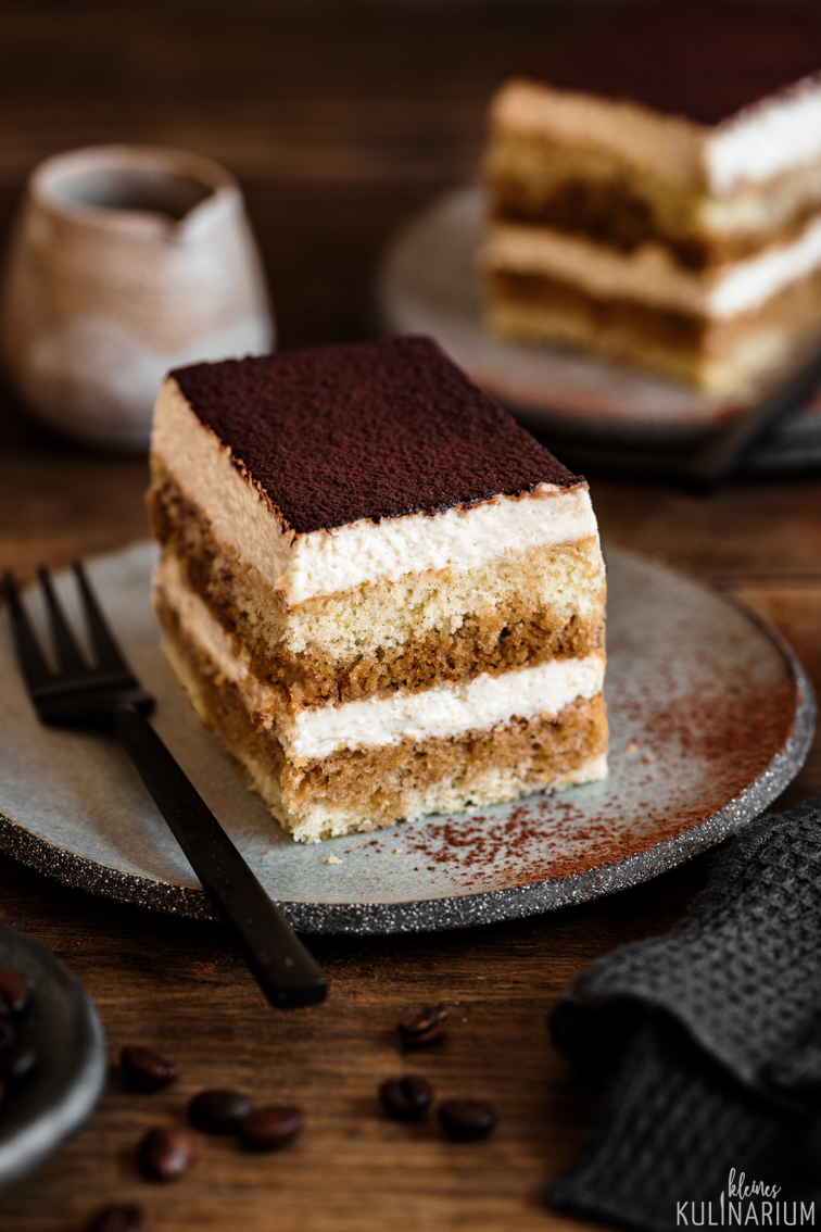Saftige Tiramisu Schnitten - Kleines Kulinarium